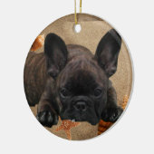 Französische Bulldogge Weihnachtsbaum Ornament (Links)