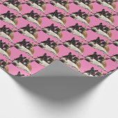Französische Bulldoggen Geschenkpapier Cadeaupapier (Hoek)