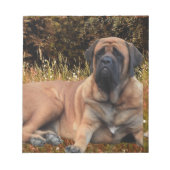 Französische Bulldoggen Mastiff Notizblock Notitieblok (Voorkant)