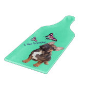 Französische Bulldoggen Schneidebrett Snijplank (Hoek)