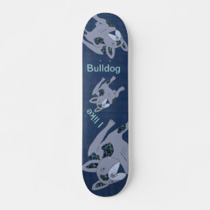 Französische Bulldoggen Skateboard