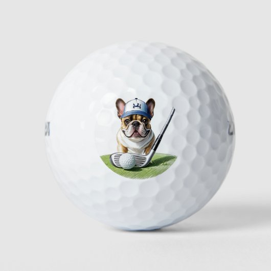 Französischen Bulldoggen  Golfballen (Voorkant)
