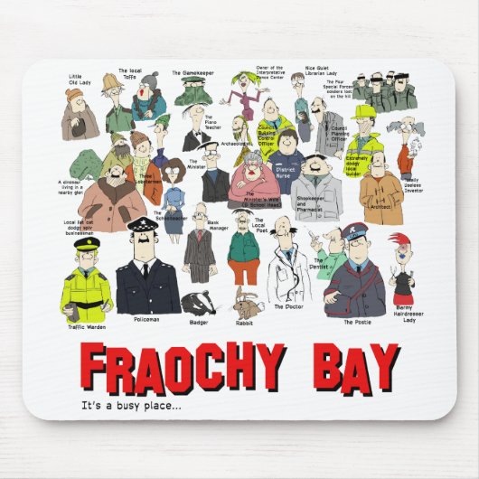 Fraochy Bay Mousemat Muismat (Voorkant)