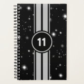 Frappe de course noir et argent (Devant)