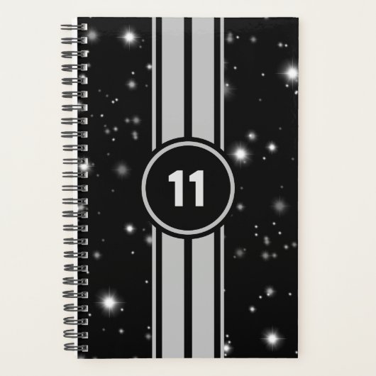 Frappe de course noir et argent (Devant)