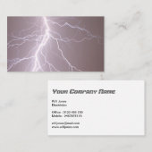 Frappe de la foudre - Carte de visite (Devant / Derrière)