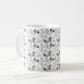 Frappe Monochrome Design Thé Mug (Devant gauche)