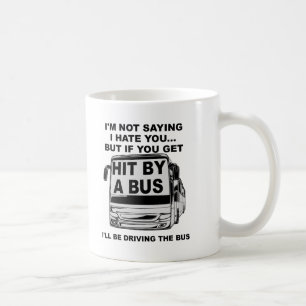 Frappe par un bus amusant Mug