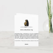 Frapper un Pose - Bubu, carte pour notes sépia (Dos)