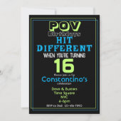 Frapper une autre invitation d'anniversaire (Devant)