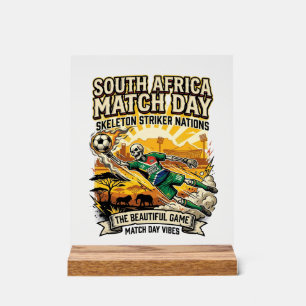 Frappeur de squelette de jour de match Afrique du