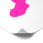 Frappez Comme Une Poster De Fille (Coin)