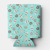 Frappuccino Coffee Sprinked Donut Patroon Blikjeskoeler (Achterkant)