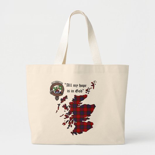 Fraser Clan Badge Jumbo Tas (Voorkant)
