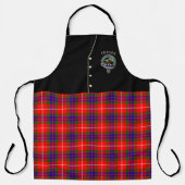 Fraser Clan Badge & Tartan Kilt Schort (Voorkant)