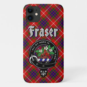 Fraser Clan Badge & Tartan Telefoon Case