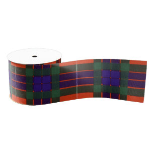 Fraser clan Pset Scottish tartan Grosgrain Lint