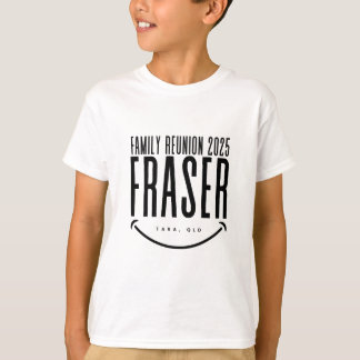 Fraser Family Reunion 2025 Design 3 T-shirt enfant