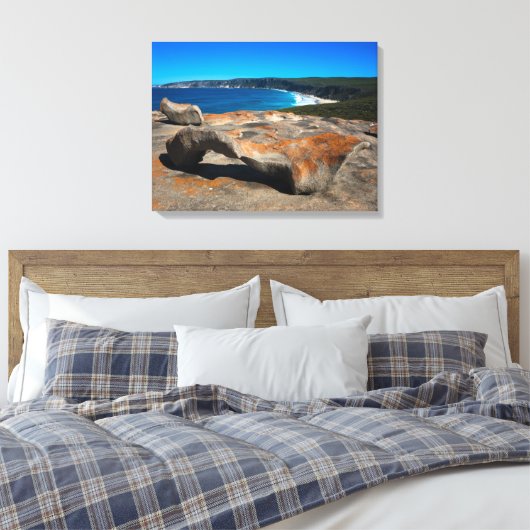 Fraser Island kust schilderachtig landschap Austra Canvas Afdruk (Insitu (Slaapkamer))