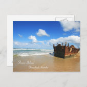Fraser Island Shipwreck - Briefkaart (Voorkant / Achterkant)