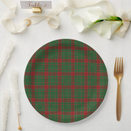 Fraser of Castle Leathers Tartan Plaid Patroon Papieren Bordje
