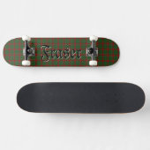 Fraser of Castle Leathers Tartan Plaid Patroon Skateboard (Horizontaal)