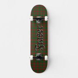 Fraser of Castle Leathers Tartan Plaid Patroon Skateboard