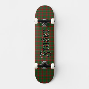 Fraser of Castle Leathers Tartan Plaid Patroon Skateboard