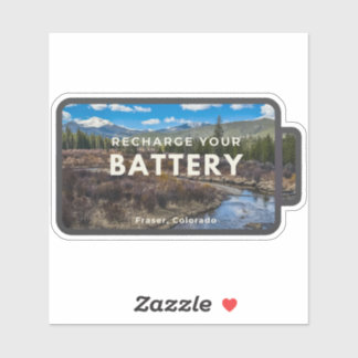 Fraser Recharge Sticker