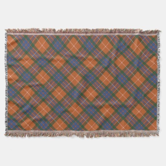 Fraser Red A Original Scottish Tartan Deken (Voorkant)