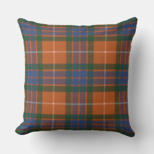 Fraser Red Weathered Original Tartan Square Kussen