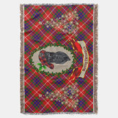Fraser Scottie Hondenkerst Deken (Voorkant Verticaal)