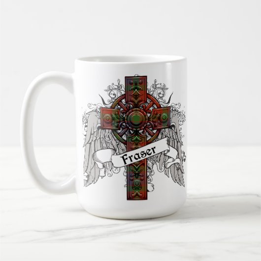 Fraser Tartan Cross Koffiemok (Links)