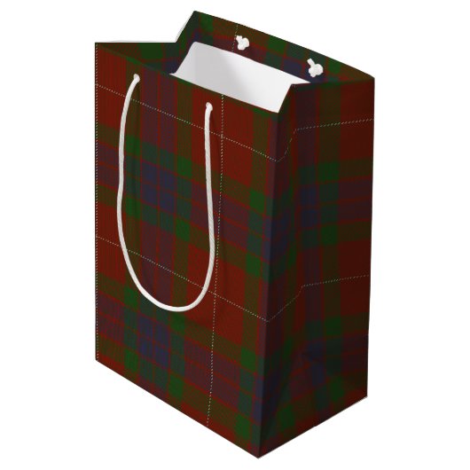 Fraser Tartan Medium Cadeauzakje (Achterkant Gekanteld)