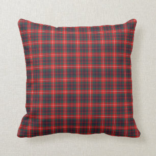 Fraser van Lovat Modern Tartan Red en Blue Pset Kussen