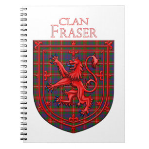Fraser van Lovat Tartan Scottish Pset Notitieboek