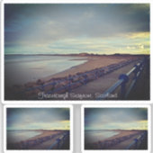 Fraserburgh Bay Seot Walk, Schotland 3 Afbeelding Sticker (Voorkant)