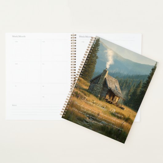 Fraser's Ridge Cabin Sassenach Planner (Display)