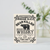 Fraser's Ridge Whisky Briefkaart (Staand voorkant)