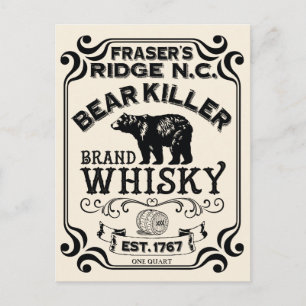 Fraser's Ridge Whisky Briefkaart