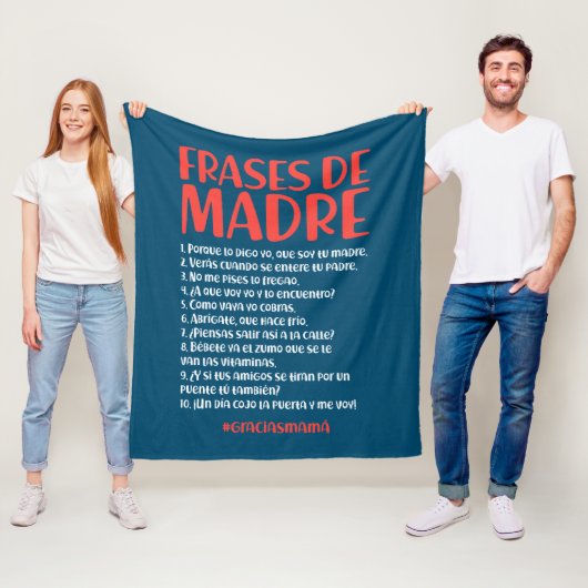Frases de Madre Fleece Deken (In situ)