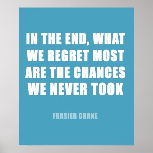 Frasier crane quote poster (Voorkant)