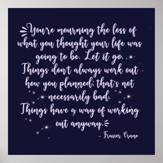 Frasier Crane Quote Poster