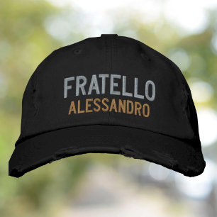 Fratello (broer) Gepersonaliseerd geborduurd Pet