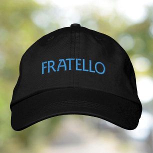 Fratello Italiaans cadeau voor broer Geborduurde Pet