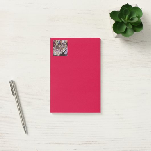 Fraterij met verse vis post-it® notes (Kantoor)