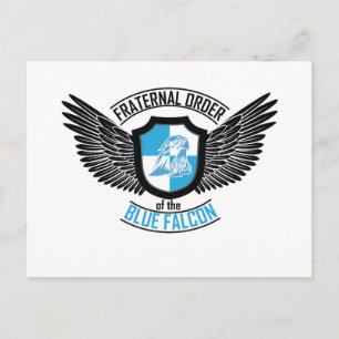 Fraternal Order of The Blue Falcon, Blue Falcon Briefkaart