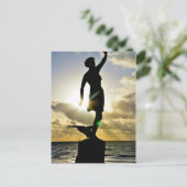 Frau in der Sonne Briefkaart (Staand voorkant)