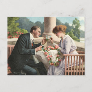  Frau und Herr, Liebe Briefkaart