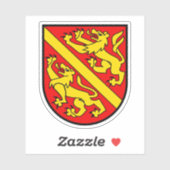 Fraubrunnen district coat of arms, Switzerland Sticker (Vel)